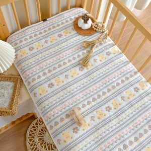 ANYOUBI | Infant Cooling Mat Pure Cotton Six Layer Gauze Soft Breathable Bed Sheet