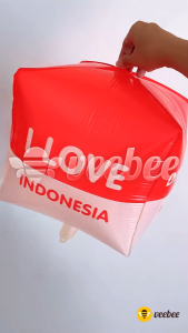 Bendera foil merah putih/ Balon foil 17 agustusan/ dekorasi agustusan/ balon bendera