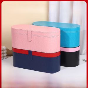 Portable Hair Dryer Storage Box Waterproof Leather Gift Box for Various Brands Hair Straightening Irons And Hair Drying Tools