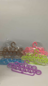Wall Hanger 12Holes Plastic Door Hook Door Hanging Clothes Clothes Tie Belt Shawl Scarf Hanger UMISKY
