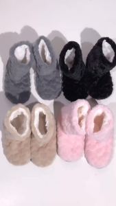 Thick Thermal Socks Men Women Winter Warm Home Soft Thickened Plus Velvet Sleeping Anti Slip Floor Slipper Sock For Christmas