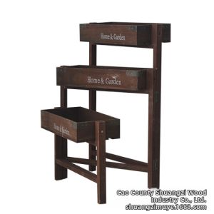 Folding Creative Wooden Plant Stand