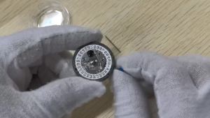 New NH35 Automatic Movement 24 Jewelry High Accuracy Mechanical White Day Date 3 Oclock Crown 3.8 Crown for Seiko NH35A