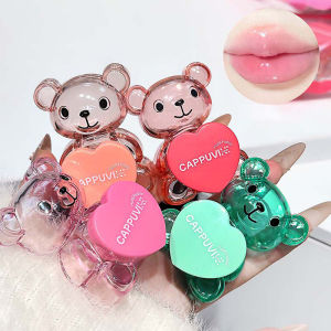 Son Dưỡng Môi Cappuvini Hình Gấu Mềm Mại Dễ Thương Dưỡng Ẩm Không Nhờn Chăm Sóc Môi Giảm Nếp Nhăn Môi Phiên Bản Giới Hạn Mùa Thu Đông