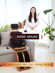 Ghế massage toàn thân đa năng cao cấp Ghế mát xa kết hợp sưởi hồng ngoại công nghệ nhật bản bảo hành 2 năm