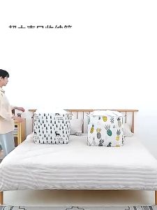EFHL0464 Tempat Penyimpanan Mainan Baju  Storage Bag Serbaguna Keranjang Lipat Tempat Mainan Anak Bed Cover Baju Celana Gorden Selimut Baju Kotor Motif Minimalis