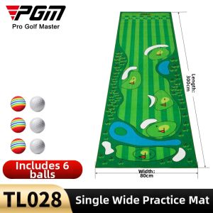 PGM GOLF | Mini Indoor Golf Putting Practice Set 0.8x3m