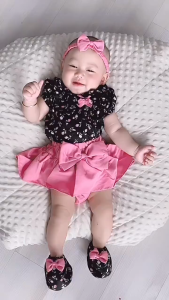 Baju Bayi Perempuan 0 6 Bulan Stephanie Set