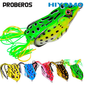 PROBEROS 1PCS TopWater Jump Frog Lure Soft Plastic 5g-8.5g-13g-17.5g Bionic Fishing Fake Baits Snakehead Killer Fishing Tackle FR030