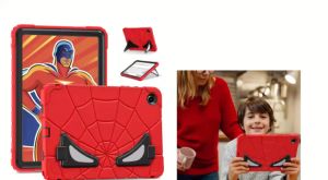 Kids Kickstand Spider-Man Silicone Case iPad 11th A16 2025 iPad5th iPad6th Air1 Air2 iPadPro 9.7 iPad 7 iPad8 iPad9 10.2 iPad10th Air5 Air4 10.9 iPad 11Pro 11inch Samsung A8 X200 X205 10.5inch