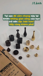 Đế Cắm Nhang Trầm Hương 5-9 Lỗ Bằng Đồng Thau Nguyên Chất Hình Trống Tối Giản Phù Hợp Nhiều Kích Thước Nhang Quà Tết