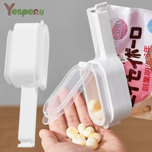 YESPERY Snack Sealing Clip with Lid Plastic Fresh Keeping Sealer with Poured Mouth Food Saver Kitchen Accessories Food Storage Bag Clip