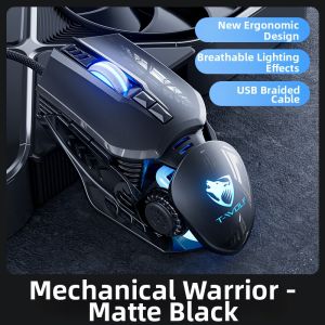 Niye | Gaming Wired Mechanical Mouse Metal Extra Weight Large Hand