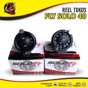Reel Tokos  Pancing solo fly 40 / Reel tokos tegek solo fly 40 bahan plastik keras dan ringan