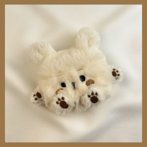 Cute Bear Plush Knitted AirPods Protective Case Wireless Bluetooth Earphone Shell Compatible with  1 2 3 pro 4 5