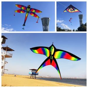 New Toys Rainbow kites toys for kids kites nylon kites children kites weifang bird kite factory Outdoor snake kites beach kites