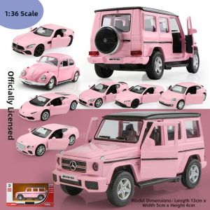NPC | Mô Hình Xe Diecast Màu Hồng Dễ Thương