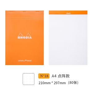 Portable Rhodia Dot Pad Notebook Small Size Business Mind Map Sticky Note Book Convenient Carry around French Manufacture