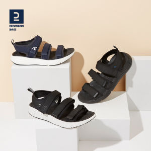 รองเท้าแตะกีฬาชายหาด Decathlon สำหรับผู้ชายและผู้หญิง รองเท้าแตะกันลื่น พื้นนุ่ม สายรัดหัวเข็มขัดแบบแม่เหล็ก รองเท้าสำหรับใส่ไปทำงาน