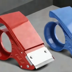 Deli Metal Packing Tape Dispenser 6cm Large Size for Logistics Packaging & Sealing