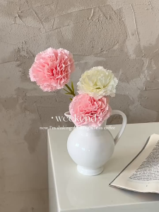 Hoa Phăng Nhân Tạo Hoa Cẩm Chướng – Hoa Pansy Giả Trang Trí Nhà Cửa Quán Cafe