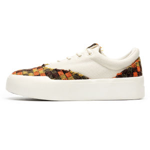 Mens Canvas Shoes 2024 New Style Fringe Breathable Side Shoe Hole Couples Low Top Flat Heel Color Block Trendy Streetwear