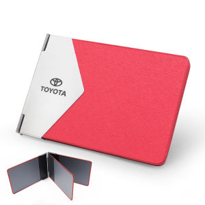 Toyota | Leather Car Logo ID Document Holder Card Cover For Toyota Corolla Yaris Camry Sienna Land Cruiser Rav4 Hilux Rush Prius Tacoma