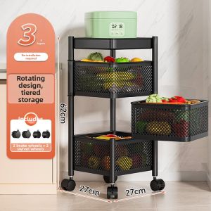 Easy Assemble Multi-layer Vegetable and Fruit Storage Rack
