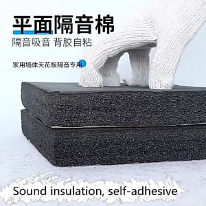 3/6/10 Mm Thick Car Sound Proofing Mat 100*100cm Car Anti-Noise Sound Insulation Cotton Heat Foam