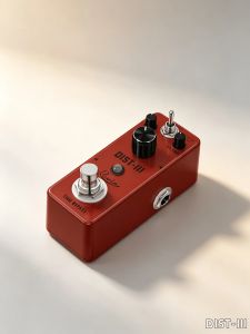 Pedal Hiệu Ứng Guitar Rowin LEF-301C DIST-III Turbo RAT Distortion Chế Độ Dual Vintage/Turbo True Bypass Mini Kim Loại Độ Khuếch Đại Cao