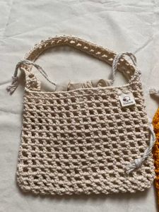 TÚI LƯỚI MINI HANDMADE CÓ TAY XÁCH