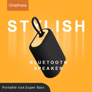 Orashare BS01 Wireless Bluetooth Speaker Outdoor Portable TWS Speaker Stylish Subwoofer Bluetooth Speaker Wire-Free Music & Calls 360-Degree Stereo Pro Sound Bluetooth Speaker Super Bass Support Bluetooth 5.1 IPX4