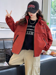 MPW | Girls Windproof Waterproof Three-in-One Hooded Jacket Spring Autumn Winter Outdoor Clothes For Kids And Tweens MPW Brand