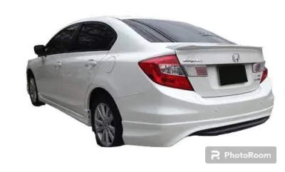 สปอยเลอร์หลัง รถยนต์ Honda Civic 2012 Mondulo แนบ งานฉีด ยังไม่ทำสี ( Q-CV-2012 )