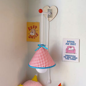 โคมไฟติดผนังแบบพกพา ไฟกลางคืนโทนอบอุ่น ไฟ LED สร้างบรรยากาศข้างเตียง สำหรับตกแต่งห้องนอนเด็กผู้หญิง โคมไฟตั้งโต๊ะ โคมไฟอ่านหนังสือโทนอบอุ่น