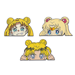 เข็มกลัดตัวละครอนิเมะ 3 ชิ้น เซเลอร์มูน ดีไซน์สวยงาม ตัวเรือนเคลือบเงา ใช้ตกแต่งเสื้อผ้า เครื่องประดับ ของขวัญ