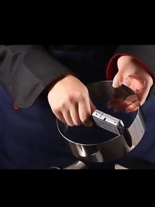 Cetakan Ring Roti Burger Bulat Stainles Steel Termurah Cookie Kue Tebal Ring Cutter Cromboloni