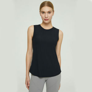 Yoga Tops Women Gym Training Sport Tops Quick-Dry Yoga Shirts Sleeveless Outdoor Running Fitness Casual Sports T-shirt
