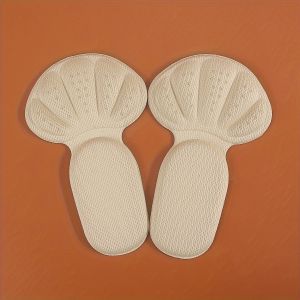 2/4/6/8 pieces Soft TPE Anti-Slip Heel Cushion Pads with Breathable Damping Adjustable Height and Cuttable Design