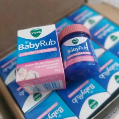 Vicks Baby Rub Soothing Relief 20g - Natural Relief for Coughing and Cold Symptoms