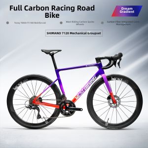 West Biking | Full Carbon Fiber 105 Kit 24-Speed Hydraulic Disc Brake Bicycle 24 Gears