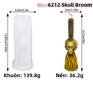 Bộ Khuôn Silicon Hình Đầu Lâu Halloween - 4 Kiểu Bí Ngô & Khuôn Mặt Giận Dữ Làm Đồ Trang Trí Bằng Thạch Cao Nhựa Resin Tự Làm Cho Lễ Hội Ngày Lễ