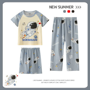 XINQIGUO | Summer Cotton Childrens Sleepwear Set