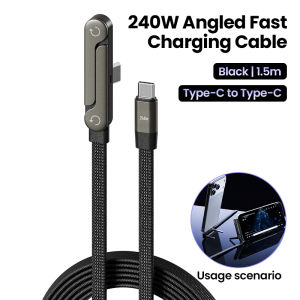 Kebidumei 3 In 1 Foldable Phone Stand Fast Charging Cable 210W Type-C High Power Flexible Cable Phone Holder Fast Charging For Phone 15