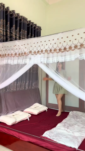 Màn khung cửa vén không khoan tường chống muỗi toàn diện thiết kế tiện lợi đóng mở dễ dàng mỗi ngày