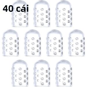 40 Cái Bao Ngón Chân Silicon Chống Ma Sát Thoáng Khí Ngăn Ngừa Vết Mỏi Chăm Sóc Bàn Chân Miếng Bảo Vệ Silicon Cho Sự Thoải Mái Khi Mang Giày
