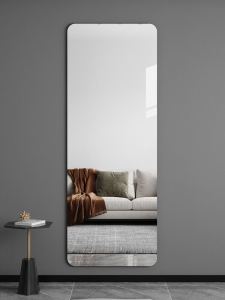 Acrylic Glass Full Body Mirror Self Adhesive Wall Decal for Home Bedroom Dormitory Clothing Try on Makeup Stick on Mirror