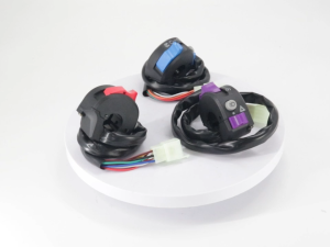 Universal Motorcycle Handlebar Switch Push Start High & Low Hazard Button