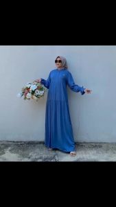 Gamis Rayon Twill Premium Busui Lebaran 2025