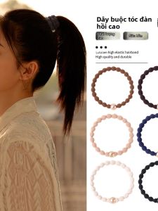 Dây Đai Tóc Cao Su Dẻo và Bền Cho Phụ Nữ T búi Cao Thể Thao Ngoài Trời